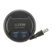 USBタップ モバイル 35W PD対応 GaN採用 Type-A/C×2 ブラック