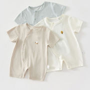2026夏新作★ベビー★ボーダーロンパース★ベビー服★ロンパース
