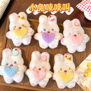 新入荷★ファション小物　キーホルダー 　ストラップ　ぬいぐるみ★4色