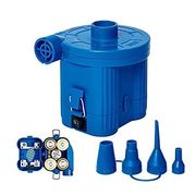 【在庫処分特価品】電動ポンプ　ハイパワー ノズル4種付き　電池タイプ 空気入れ 浮き輪