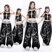 ジャズダンス 衣装 女の子 ヒップホップ キッズ 個性的 グループ 舞台 お洒落 セットアップ 発表会