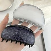 バンスクリップ　ヘアクリップ　ヘアアクセサリー　アクリル　韓国ファッション