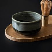 景彩-けいさい- 抹茶碗 宇治川(オリベ)[美濃焼]