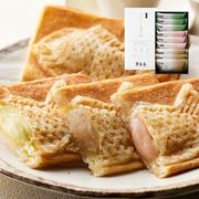 岡山 クロワッサン鯛焼き 3種ギフトセット(白あん90g 白桃カスタード90g マスカットチーズ90g)