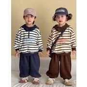 2026秋新品  韓国風 子供服　セットアップ  DC 80cm～150cm 2色