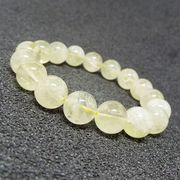 ブラジル産 天然石 レモンクォーツ 硫黄水晶 ブレスレット 約12mm 《SION 天然石 パワーストーン》