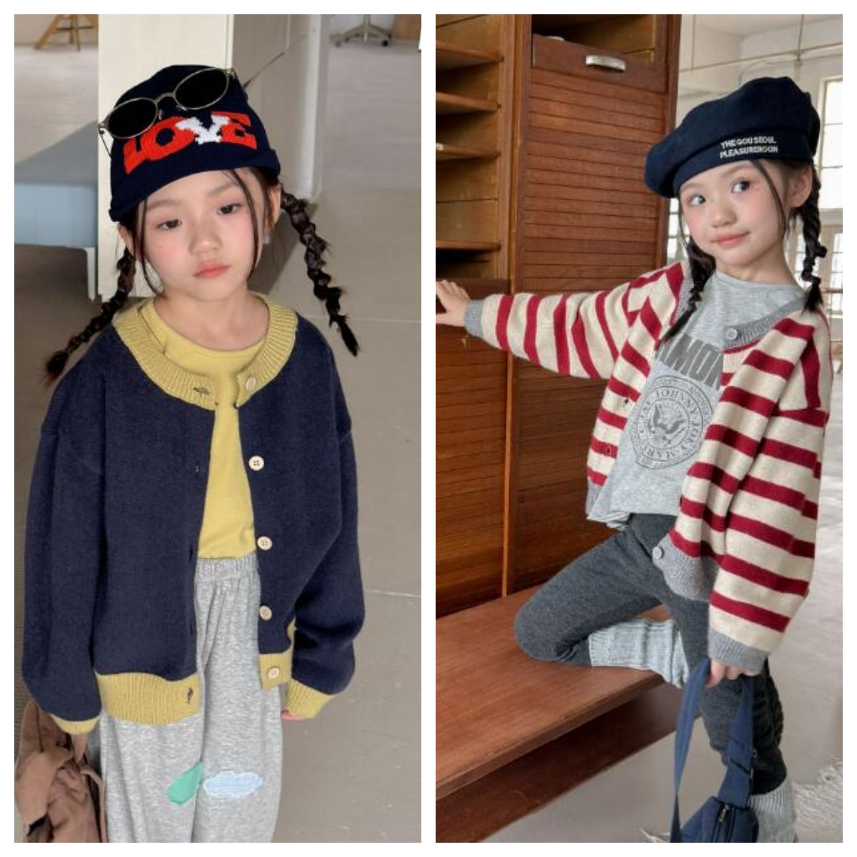 2026秋冬新作☆韓国風子供服☆ベビー服 ☆キッズ服☆ニット アウター