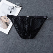 メンズ インナー 通気性 メッシュ セクシー ビキニパンツ ブリーフ 下着 個性的 お洒落