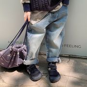 2026秋※SHENJ☆キッズ デニム ハーレムパンツ
