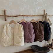 2026秋※キッズ 中綿ベスト 秋冬 防寒 男女兼用 ショート丈 子供服