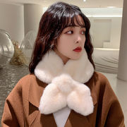 2026新品  韓国風 秋冬 スカーフ マフラー  レディース  モコモコ  ふわふわ 可愛い 無地  厚手