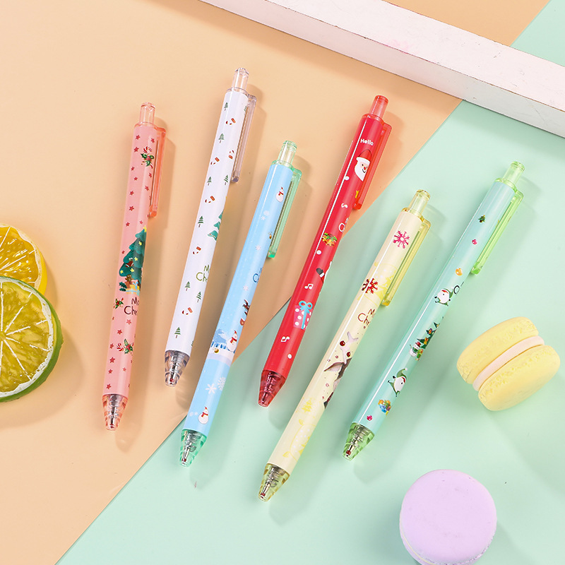 2026新品 新学期 ボールペン 学生 クリスマス デザイン文具  贈り物 学生 サンタクロース  文房具