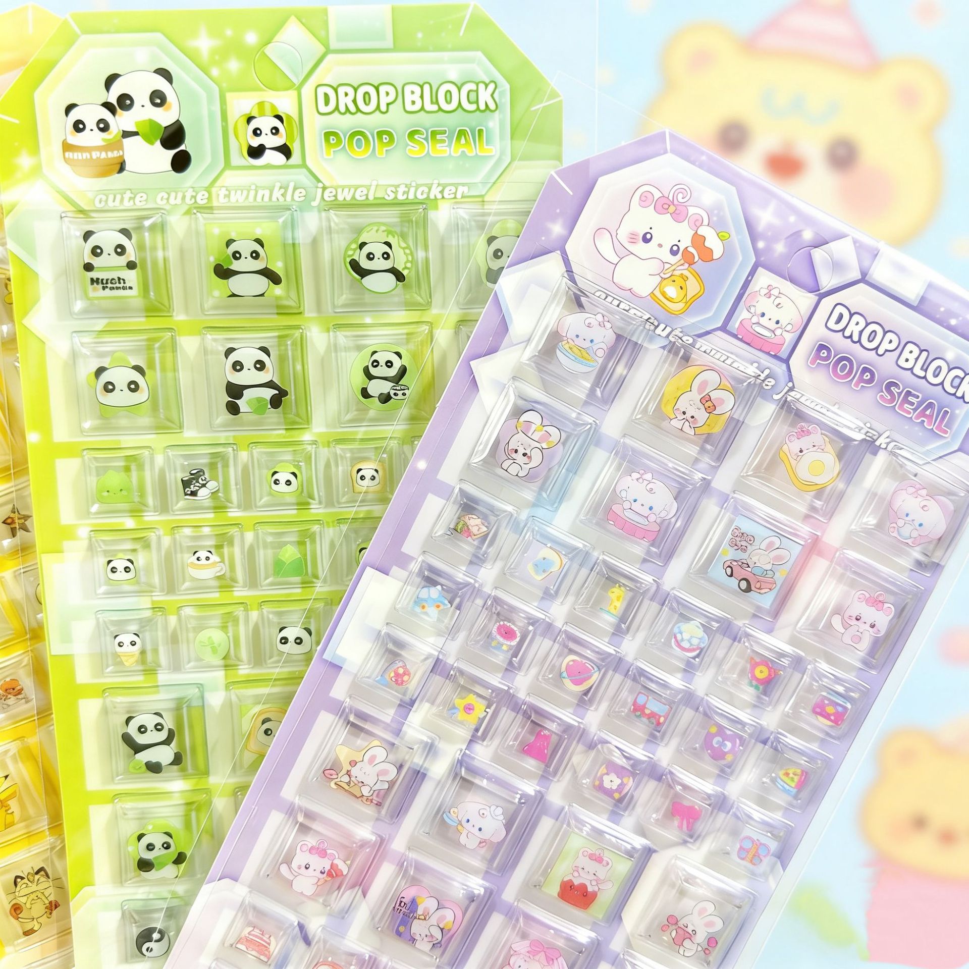 2026新品 新作 3Dシール 手帳用 貼り付け 立体 ステッカー 子供DIY用 手芸用品 贈り物　