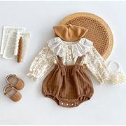 2026秋新作 赤ちゃん セーター つなぎ 子供服  キッズ服  ベビー  ロンパース つなぎ  2点セット