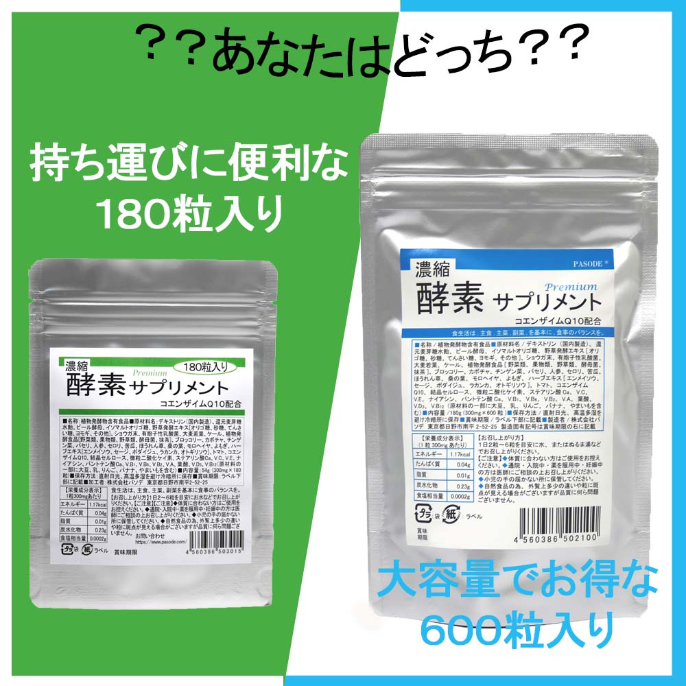 濃縮酵素サプリ（CoQ10配合）プレミアム600粒 | 卸売・ 問屋