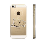 iPhone SE 5S/5 対応 アイフォン ハード クリア ケース カバー 柴犬/犬