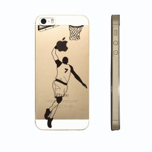 iPhone SE 5S/5 対応 アイフォン ハード クリア ケース バスケットボール/ダンクシュート