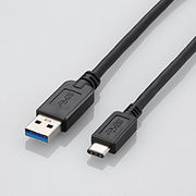USBケーブル Type-C 1m USB3.1 A-TypeC エレコム USB3-AC10BK