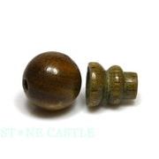 【念珠】親玉・ボサ玉セット 8mm 檀香樹