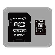 HIDISC microSDHCカード 4GB CLASS10 UHS-1対応 高速転送