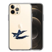 iPhone12 Pro 側面ソフト 背面ハード ハイブリッド クリア ケース 戦闘機 F-2A VIPER ZERO