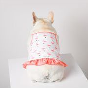 夏新作 ワンピース 猫服 可愛い 小中型犬服 犬猫洋服 ペット用品 ドッグウェア 猫雑貨 可愛い 犬服