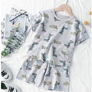 【2点セット】新作 子供服 部屋着 ベビー服  寝巻き  半袖    tシャツ+ショットパンツ  男女兼用