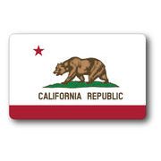 SK363 州旗ステッカー カリフォルニア州 California 100円国旗 旅行 スーツケース 車 PC スマホ