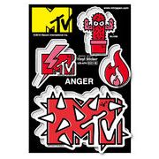MTV ロゴフィールステッカー ANGER 音楽 ミュージック アメリカ 人気 LCS674 グッズ