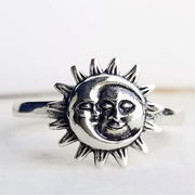 【在庫限り】 リング 太陽と月 sun moon 指輪 アクセサリー ヒップホップ