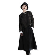 とてもファッション 韓国ファッション 短いスタイル コート ゆったりする 厚手 デザインセンス 暖かい
