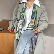 スカーフ　韓国風　オシャレ　ビンテージ　155x17cm　大判　レディースファッション