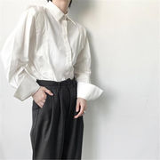 タイドファッション 春と秋 新作 シャツ 長袖 ゆったりする メンズ 日本人 レトロ デザイン シャツ