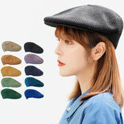 ベレー帽　無地　韓国ファッション　レディース　全10色