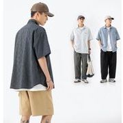 韓国風　Tシャツ　メンズ　夏新作　ファッショントップス　 半袖Tシャツ