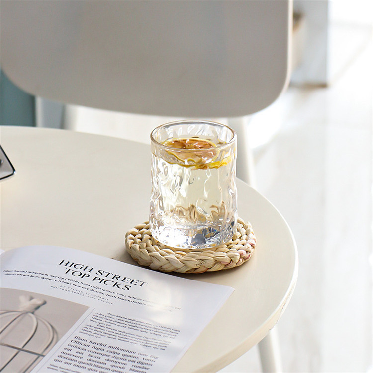 小さい新鮮な 可愛い カジュアル ユニークなデザイン ガラス コーヒーカップ シンプル