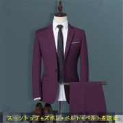 【待望の再入荷です】新品 スーツセットメンズ ビジネス 職業 フォーマルウェア 韓国 スリム ベストマン