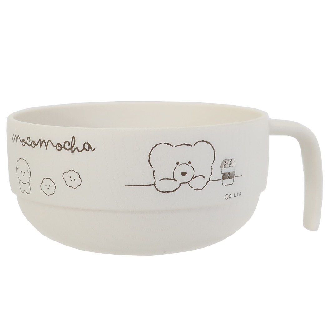 【マグカップ】モコモカ スタッキングスープカップ ホワイト