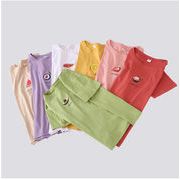 カラーフルーツシリーズ 半袖Tシャツ 夏の人気 レディース半袖 シャツ