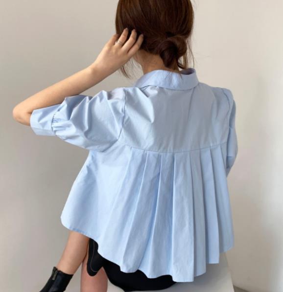 22春夏新作 トップス 女 レディース 半袖 白シャツ ブラウス インナー カーディガン 2色 S Xl Www Watsons Biz Id