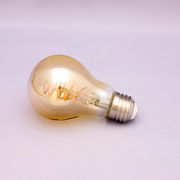 LEDスパイラルフィラメント電球【4W/E26 梨型シャンデリア電球 AMBER】バルブ
