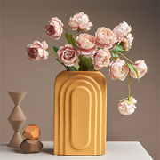 セラミック 花瓶 装飾 自宅 大人気 フラワーアレンジメント ライトラグジュアリー