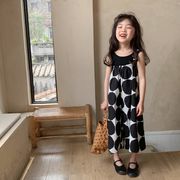 2022 夏新作 韓国子供服 INS  夏服 人気   洋風 連体服  個性  がゆったりしている  気質  デザインセンス