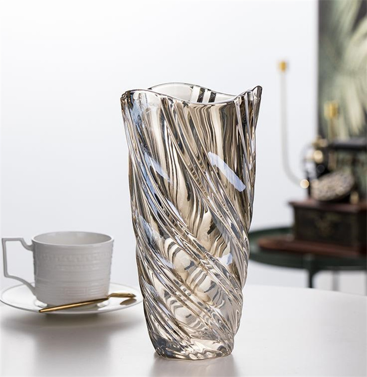 タイムセール限定価格 フラワーアレンジメント 装飾器具 装飾品 クリスタル ガラス 花瓶 モデルルーム