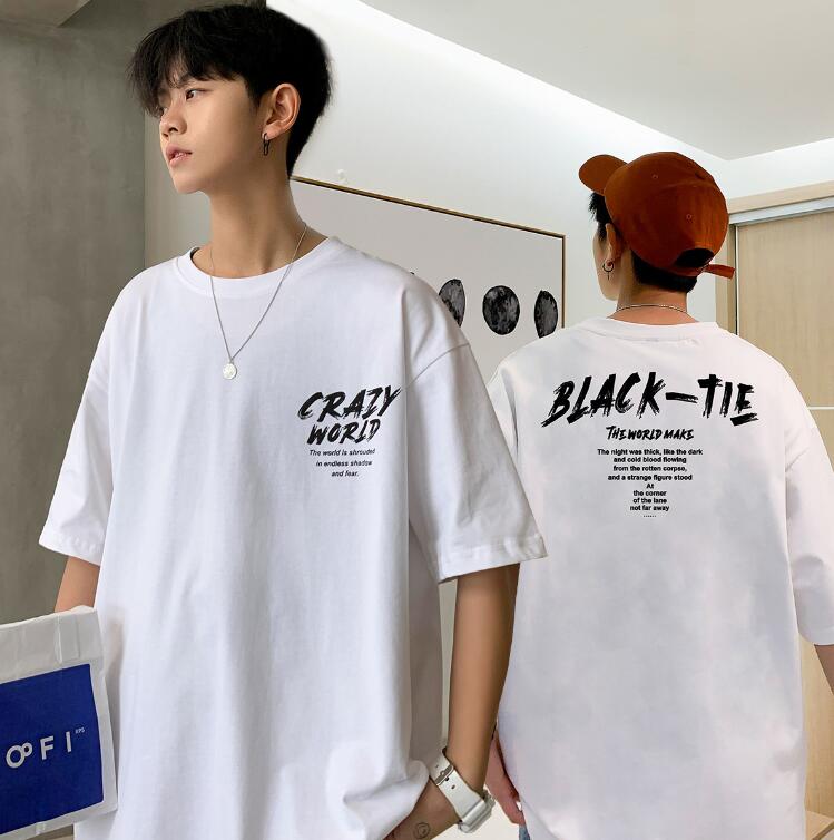 韓国風　メンズ夏新しい　半袖Tシャツ， 気質ファッションTシャツ★ Tシャツ★M-3X