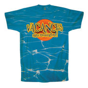 ポストカード サマーカード Tシャツ柄シリーズ「VACANCES」カラー写真 ブルー 海 暑中見舞い