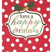 グリーティングカード クリスマス「ハッピークリスマス」メッセージカード