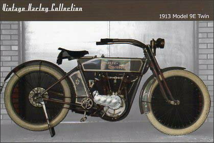 ポストカード カラー写真 バイク「1913 Model 9E Twin」乗り物 郵便はがき