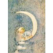 ポストカード アート ウェーバー「銀の月の小さな妖精」名画 郵便はがき