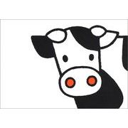 ポストカード ミッフィー/ディック・ブルーナ「牛」イラスト 絵本 牛の顔